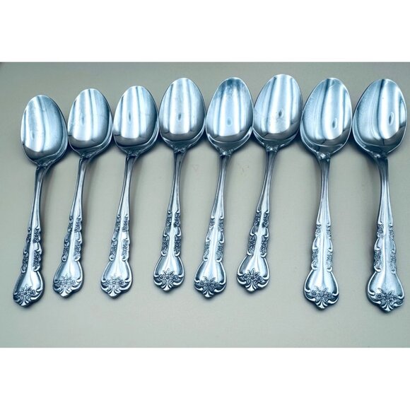8 - Stanley Roberts Rogers DELIGHT Soup Spoons Stainless Korea - Picture 1 of 6